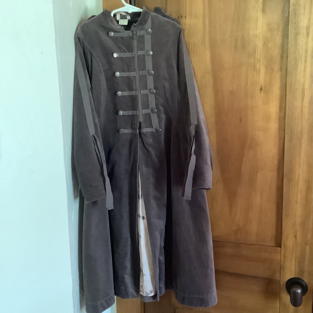 Jottum 10 US 140 Euro Jacket coat Dutch boutique Rembrandt Victorian velvet $450 - Picture 2 of 14